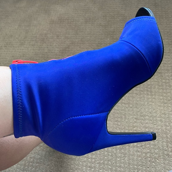 Juicy couture peep toe bootie heels - Picture 6 of 11